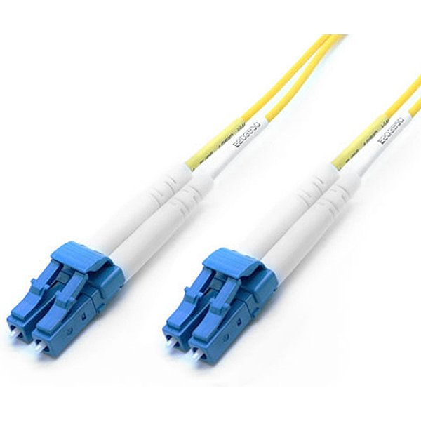 Cablenet 0.75m OS2 9/125 LC-LC Duplex Yellow LSOH 1.8mm Minizip Fibre