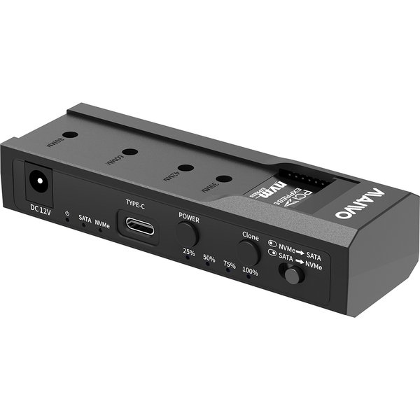 MAIWO K10635N Dual Bay USB Type C Hard Drive Enclosure HDD / SSD Dupli