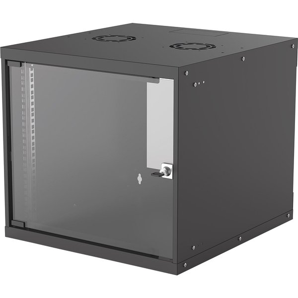 Intellinet 19" Network Cabinet - Wall Mount (Basic) 9U 560mm Deep Black Flatpack Max 50kg Usable Depth 500mm Glass Door 19" Rack Parts for wall installation (eg screws and rawl plugs) not included Wall mounted rack 9U 50 kg 13.2 kg Blac