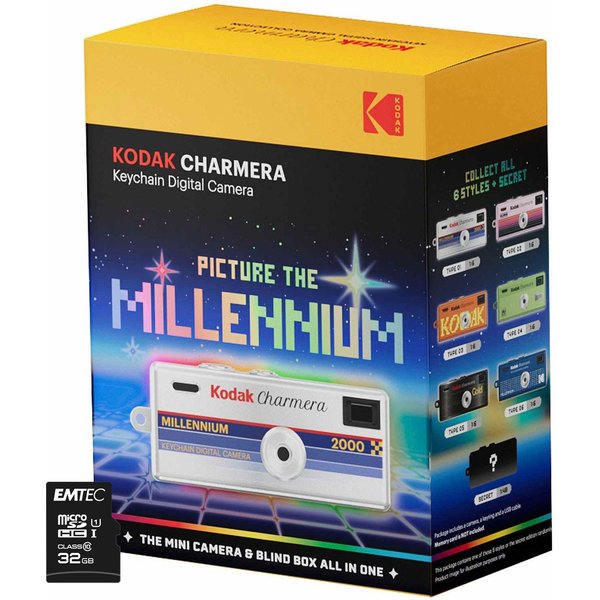 Kodak Charmera Millennium Keychain Digital Camera Surprise Design - Ca