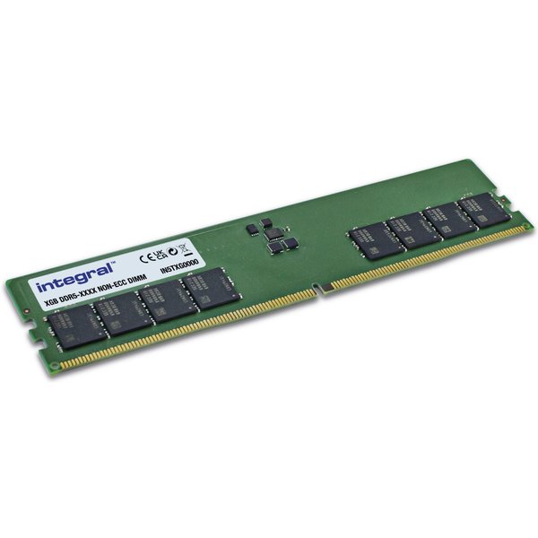 Integral 8GB PC RAM MODULE DDR5 5600MT/s PC5-44800 UNBUFFERED NON-ECC