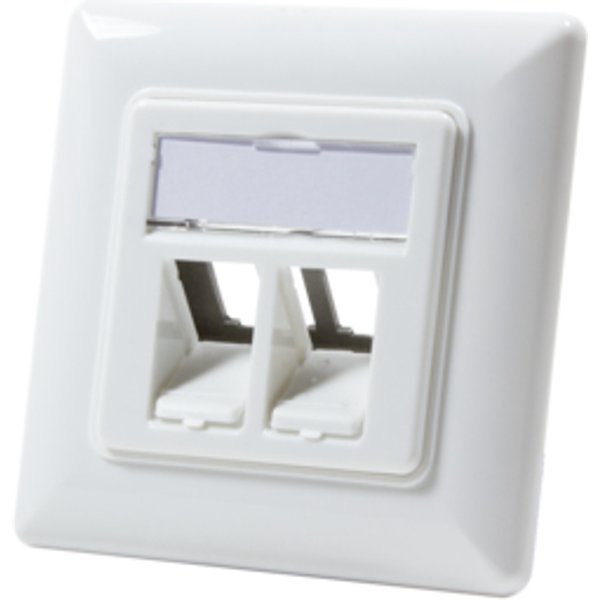 LogiLink NK4021 wall plate/switch cover White