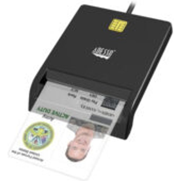 Adesso SCR-100 smart card reader Indoor USB USB 2.0 Black