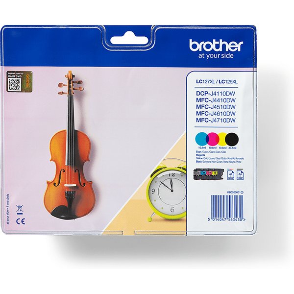 Brother LC-127XLVALBP Ink cartridge multi pack Bk.C.M.Y. 4x1.2K pages