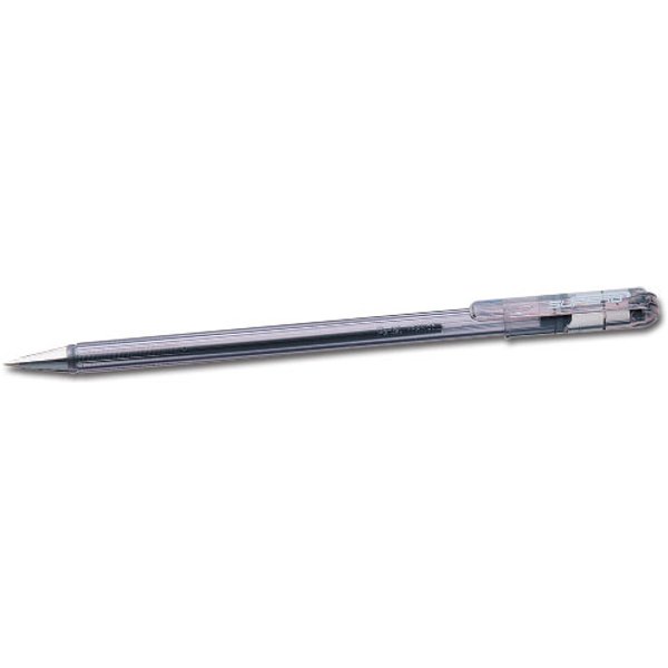 Pentel Superb Medium Black Stick ballpoint pen 12 pc(s)