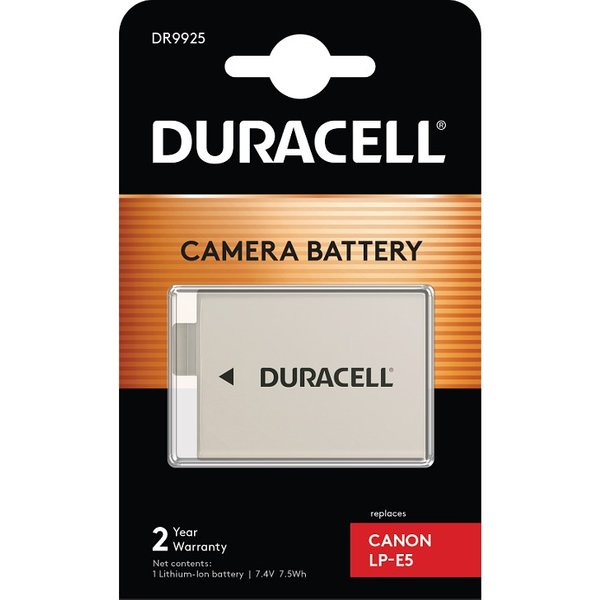 Duracell Camera Battery - replaces Canon LP-E5 Battery