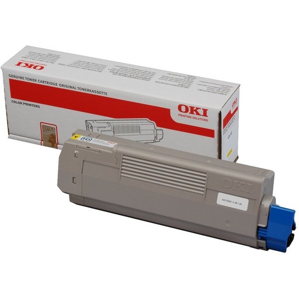 OKI 44315305. Colour toner page yield: 6000 pages Printing colours: Yellow Quantity per pack: 1 pc(s)