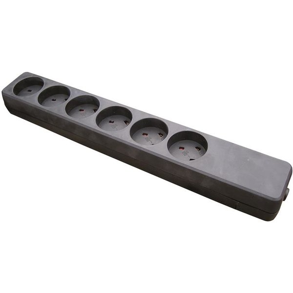 Garbot Z66000112-PA01 power extension 6 AC outlet(s) Indoor Black
