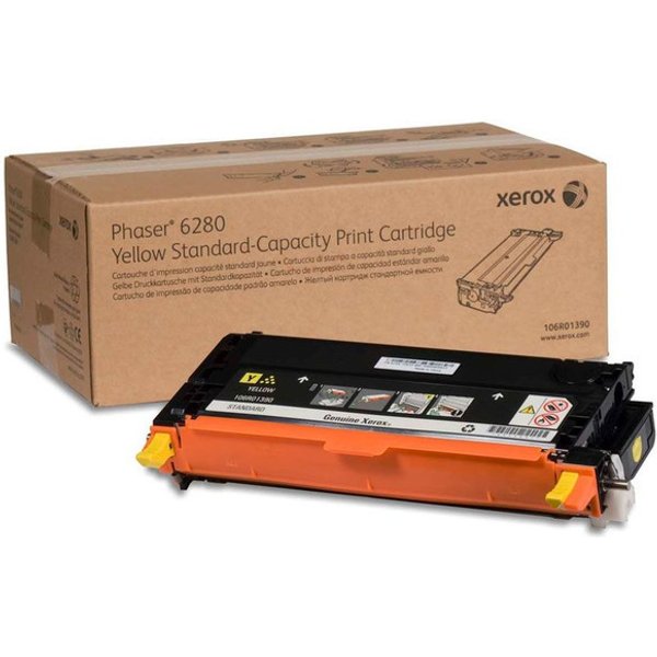 Xerox 106R01390 Toner yellow. 2.2K pages for Xerox Phaser 6280