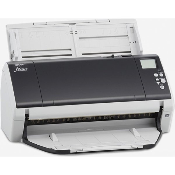 Ricoh fi-7460 ADF + Manual feed scanner 600 x 600 DPI A3 Grey. White
