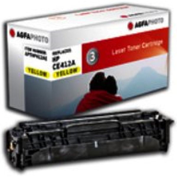 AgfaPhoto APTHP412AE toner cartridge Yellow 1 pc(s)