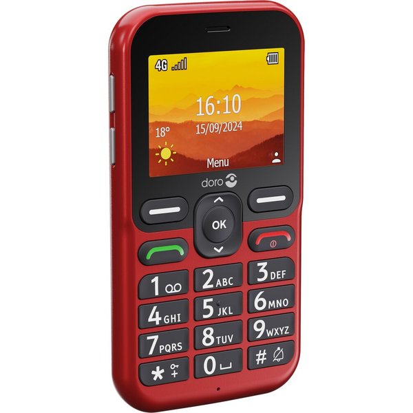 Doro Leva L10 6.1 cm (2.4") 118.9 g Red Senior phone