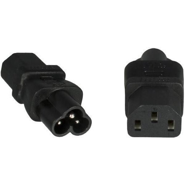 Microconnect PE613AD power plug adapter C6 C13 Black