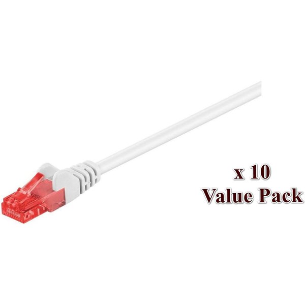 Microconnect V-UTP610WVP networking cable White 10 m Cat6 U/UTP (UTP)