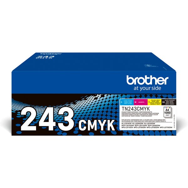 Brother TN-243CMYK Toner MultiPack Bk.C.M.Y. 4x1K pages ISO/IEC 19752