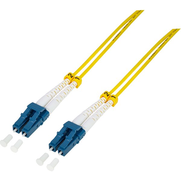 LogiLink FP0LC30 InfiniBand/fibre optic cable 30 m LC White. Yellow