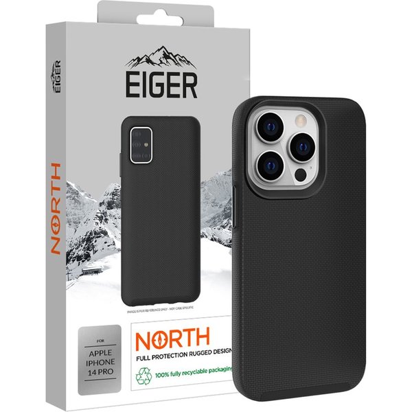 EIGER EGCA00386 mobile phone case 15.5 cm (6.1") Cover Black