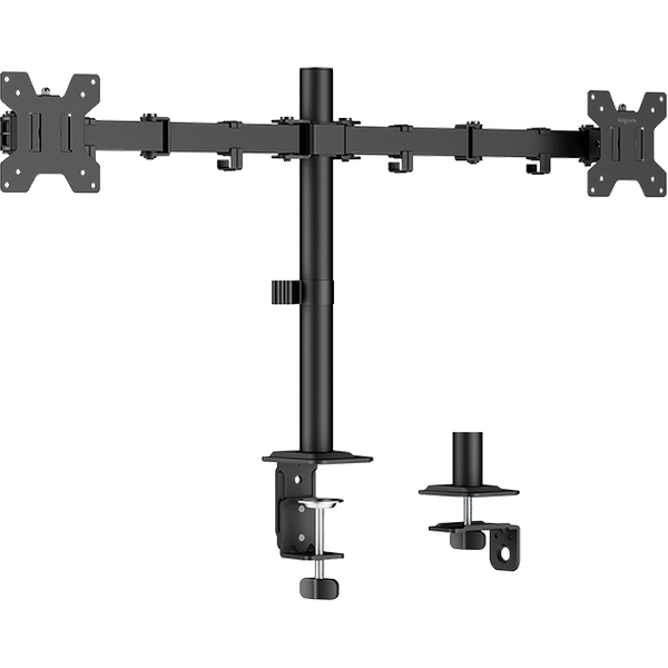 LogiLink Dual Monitor mount. 17"-32". steel. arm length: 376