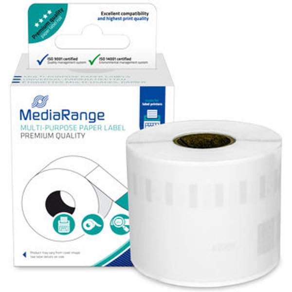 MediaRange Multi-purpose paper labels. for label printers using Dymo 9