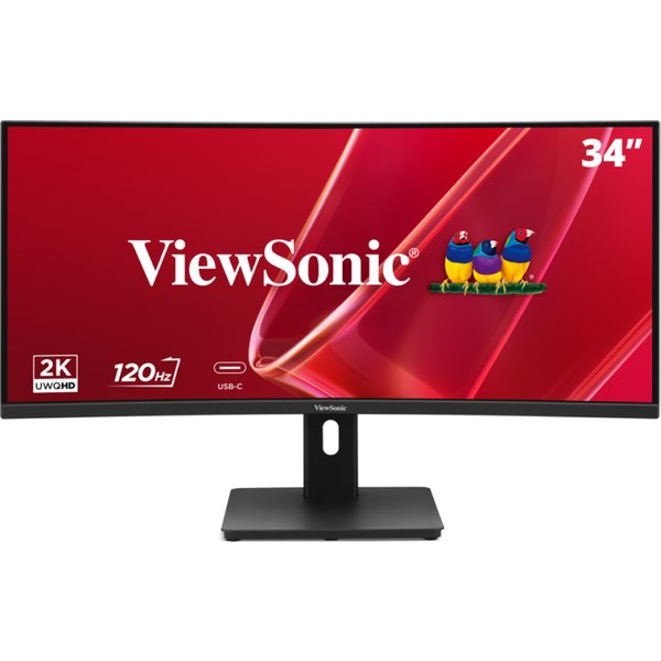 Viewsonic VA 34” UWQHD Curved Monitor with KVM Switch
