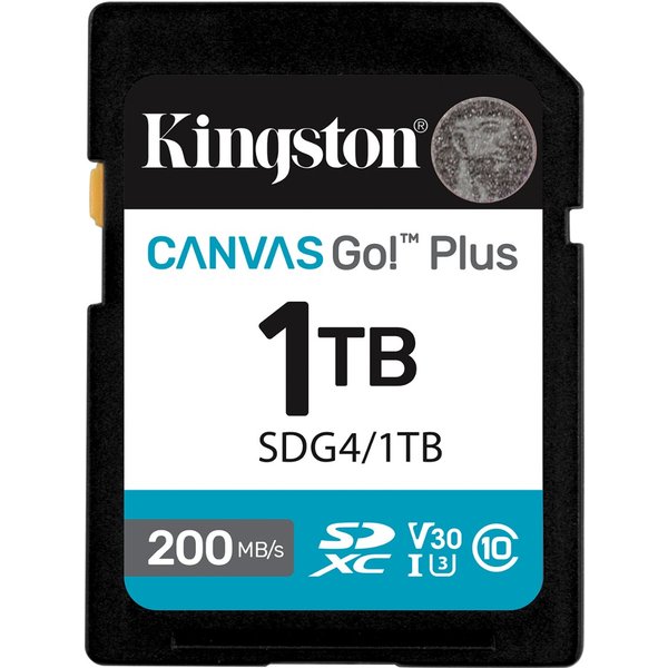 Kingston Technology Canvas Go! Plus 1TB SDXC Canvas Go Plus Gen4 200MB