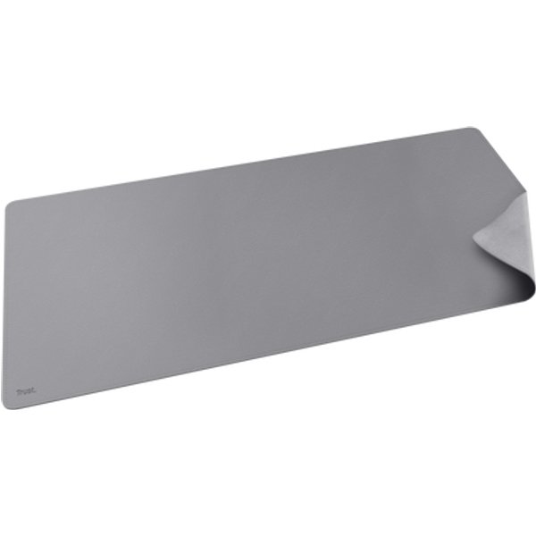 Trust Benya XXL desk pad Polyvinyl chloride (PVC) Grey