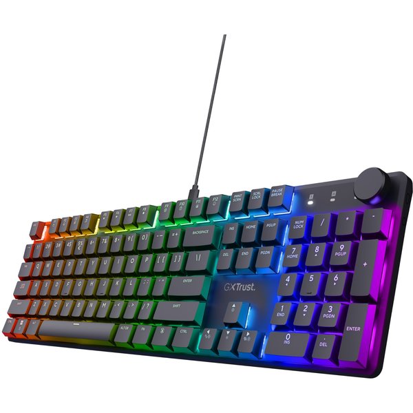 Trust GXT 866 Torix keyboard USB QWERTY UK English Black
