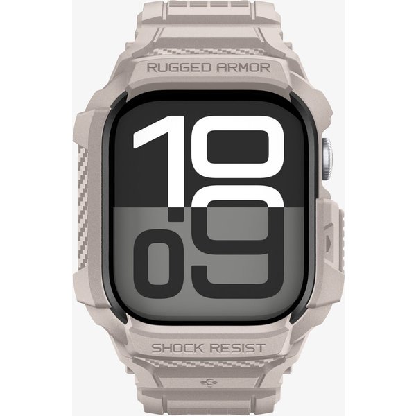 Spigen Rugged Armor Pro 2 Apple Watch 10/11 (46mm) Case + Band Dune Be