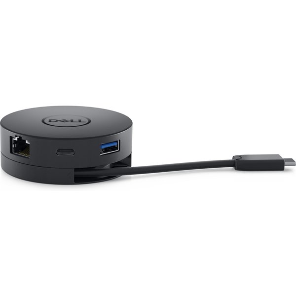 DELL Mobile Adapter DA300 Wired USB 3.2 Gen 2 (3.1 Gen 2) Type-C Black