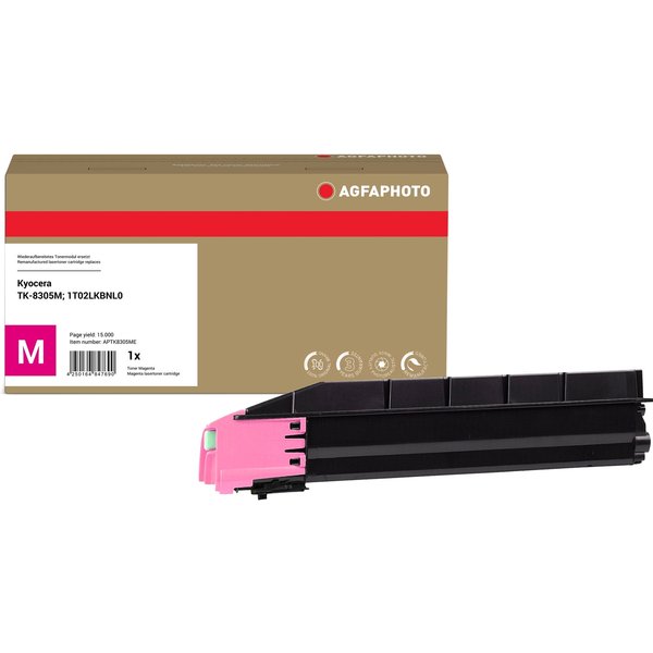AgfaPhoto Compatible Toner Cartridge. Magenta. Replacement for Kyocera
