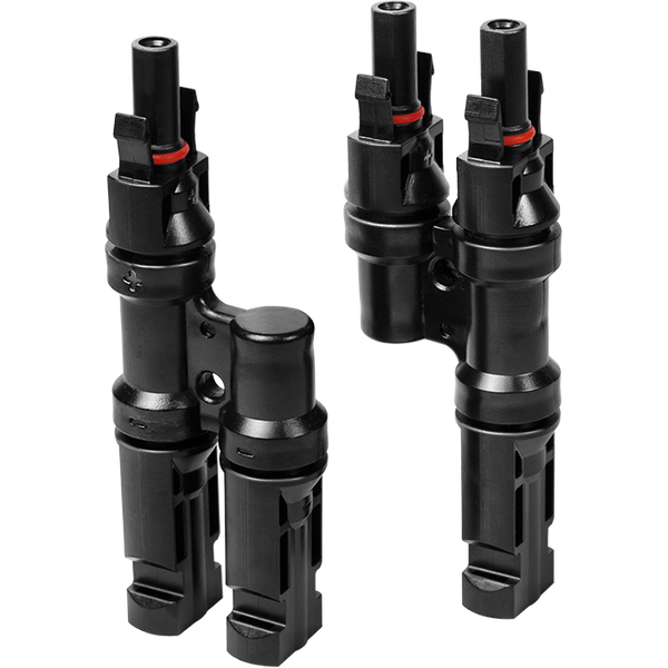 LogiLink Solar Y-Connector set. 2 pcs. male & female. PVC. for sol