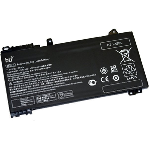 BTI RE03045XL-PL compatible 43Wh 3-cell battery for HP Probook