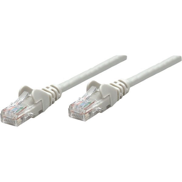 Intellinet Network Patch Cable Cat6 50m Grey Copper S/FTP LSOH / LSZH PVC RJ45 Gold Plated Contacts Snagless Booted Lifetime Warranty