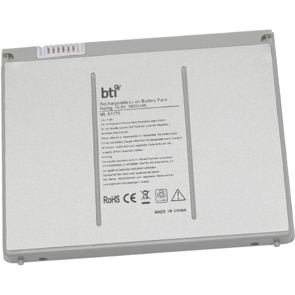 BTI 56Wh 3 cell A1175 compatible battery for APPLE MACBOOK PRO 15-INCH