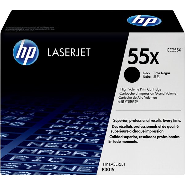 HP CE255X/55X Toner cartridge black high-capacity. 12.5K pages ISO/IEC