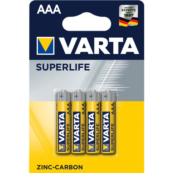 Varta R03 AAA household battery Zinc-carbon