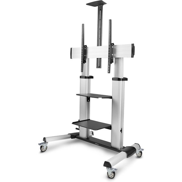 StarTech.com Rolling TV Cart/Stand On Wheels For 60-100inch Flat Scree