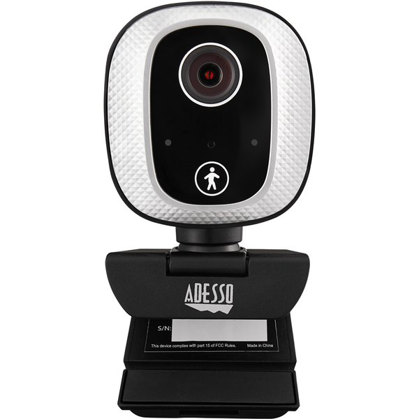 Adesso 1080P HD H.264 FIXED FOCUS USB WITH 305 MOTION TRACKING. BUILT-