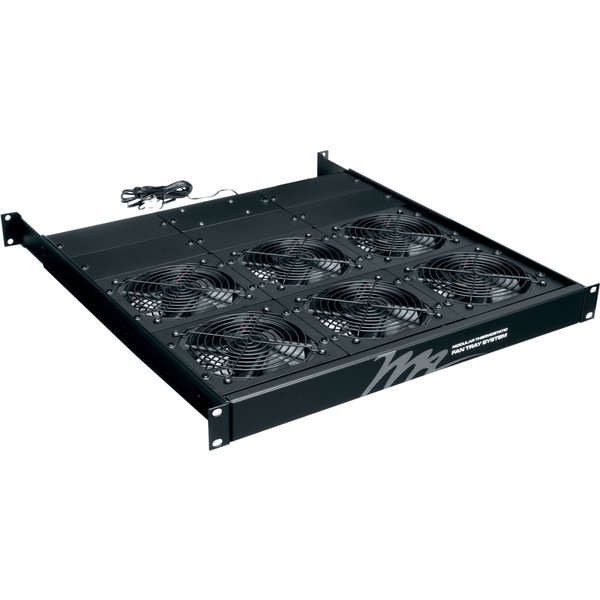Middle Atlantic 1 RU Fan Tray. 6 Fans. 414 CFM & 220 - 240VAC