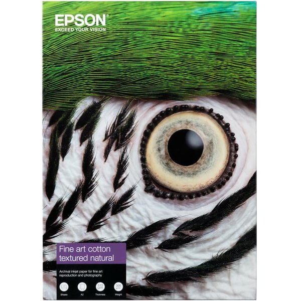 Epson Fine Art Cotton Textured Natural II. A4 25 Sheets