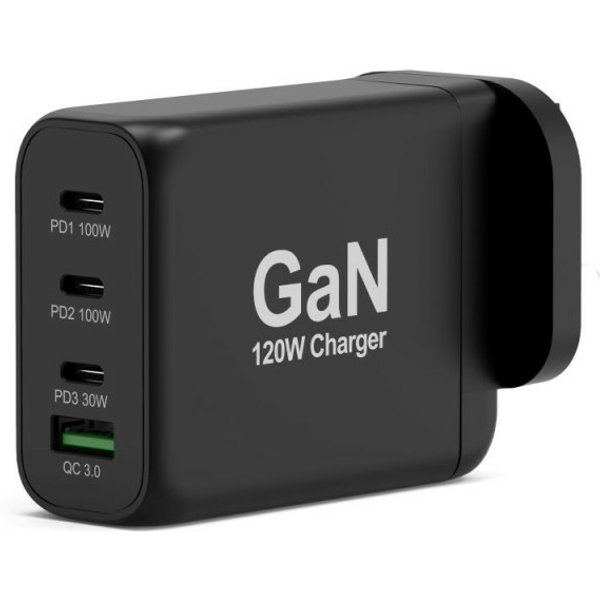 Port Designs 900107-UK mobile device charger Universal Black AC Fast c