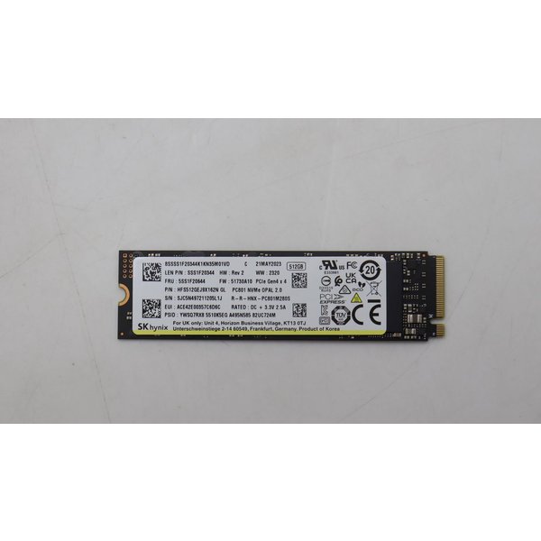 Lenovo SSD_ASM 512G.M.2.2280.PCIe4x4.SKH.OP