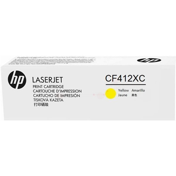 HP CF412XC/410X Toner cartridge yellow Contract. 5K pages ISO/IEC 1979