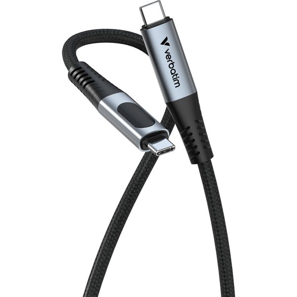 Verbatim Sync & Charge USB C to USB C 100W Display 120 cm