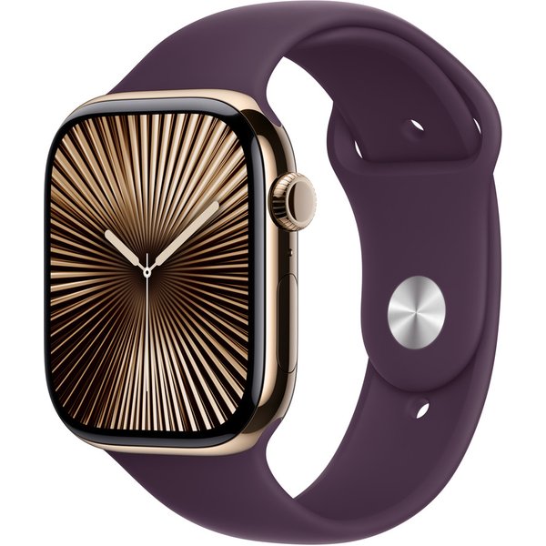 Apple MXLT3ZM/A smart wearable accessory Band Plum colour Fluoroelasto