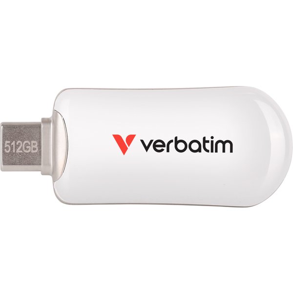 Verbatim Plectra USB-C Flash Drive White 512GB
