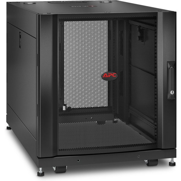APC NetShelter SX. Server Rack Enclosure. 12U. Black. 658H x 600W x 90