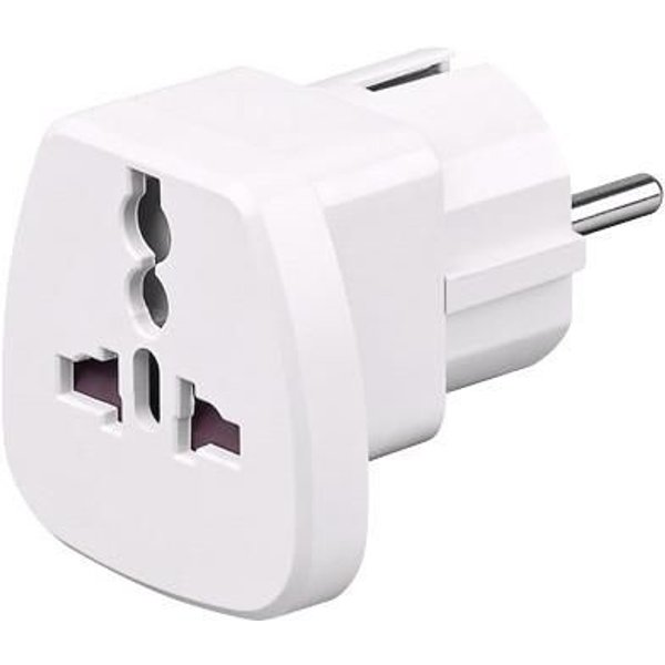 Microconnect PETRAVEL power plug adapter Universal White