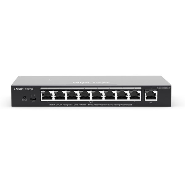 Ruijie Networks RG-ES209GC-P network switch Managed Gigabit Ethernet (