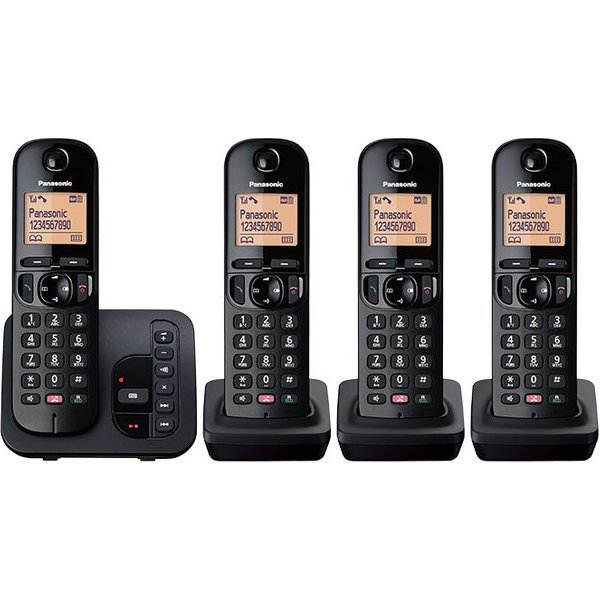 Panasonic KX-TGC264EB telephone DECT telephone Caller ID Black